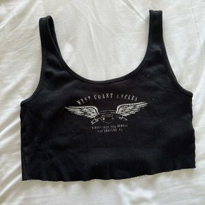 Garage cropped tank top